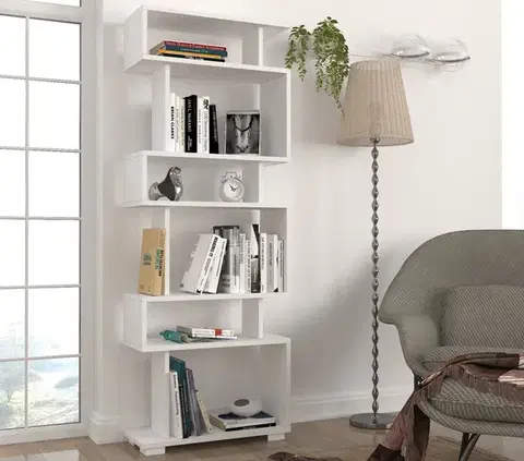 Knihovna Blok - White