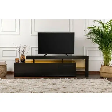 Televizní stolek Beliz Wood Black
