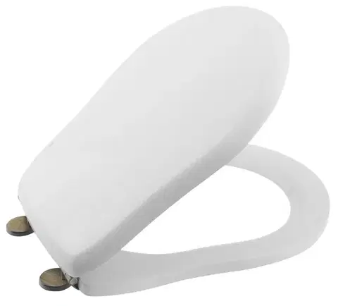 KERASAN RETRO WC sedátko Soft Close, bílá/bronz 108601N