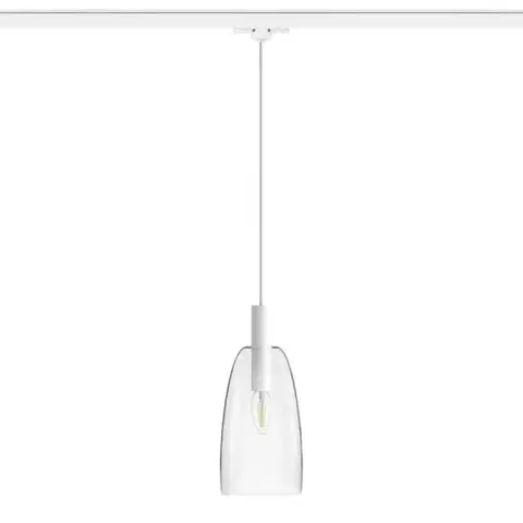 RED - DESIGN RENDL RENDL BELLINI pro tříokr. lištu bílá čiré sklo 230V E14 15W R13814