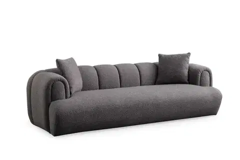 Trojmístná pohovka Puffy 3 Plain - Anthracite