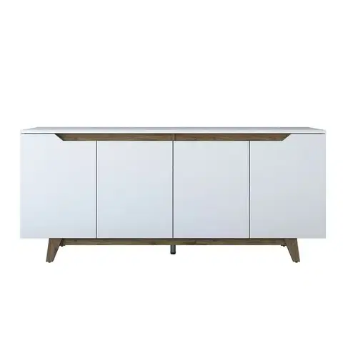 Skříňka Good White and Walnut