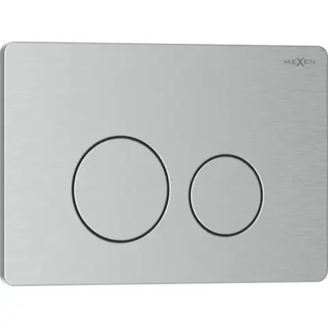 MEXEN Tex 06 splachovací tlačítko, inox 6106-10