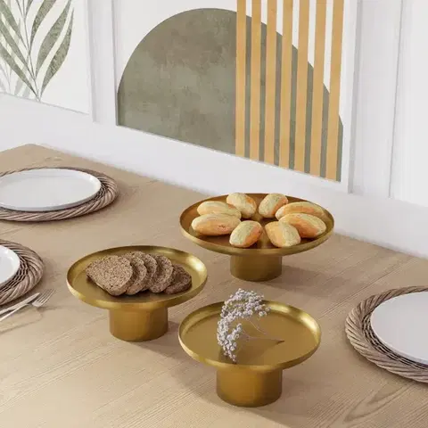 Dekorativní kovový doplněk Nısıros-B - Gold