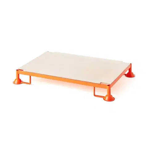 Kovová paleta ATTACH, 1200x800x152 mm, s překližkou, nosnost 500 kg