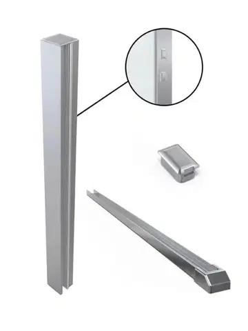 Sprchová zástěna Walk-in 100 cm SAT SATBWI100PRDOPL SATBWI100PRDOPL