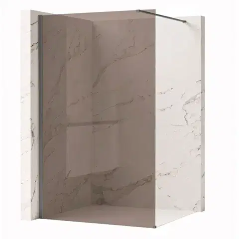 REA/S Sprchová zástěna Flexi Brown / Titan 100 KPL-K99572