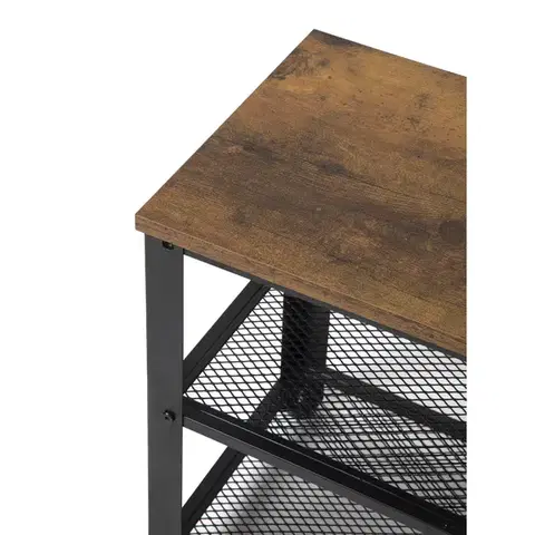 Ocelový botník LOFTY Dark Rack 3