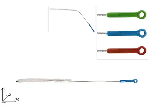 PROHOME - Kartáč flexibilní 70cm různé barvy