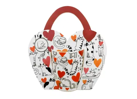 DUO - Hrnek 360ml Cat’s World Hearts