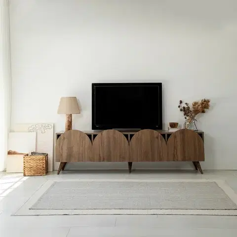 TV stolek Mesta - Walnut v2