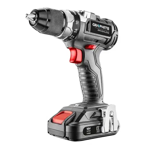 Akumulátorový bezuhlíkový vrtací šroubovák Energy 58G019 GRAPHITE