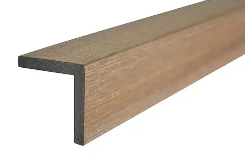 Ukončovací lišta WPC UNVOC COEX hnědá D002 40 x 60 x 2200 mm