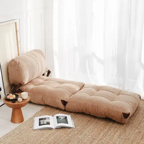 Křeslo Fold Kadife Camel