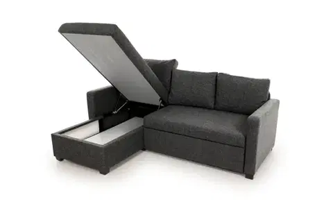 Rohová rozkládací pohovka Kado - Dark Grey