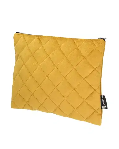 Pouzdro na tablet Velvet barva žlutá látka lesklé, sametová