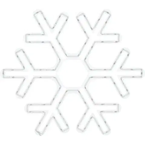 RGB Vánoční LED dekorace Colouring snowflake 90 LED, 50 x 43 cm