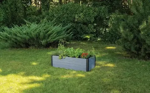 Vyvýšený záhon MAPLE šedá Keter