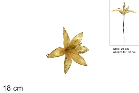 PROHOME - Růže vánoční 30cm zapichovací