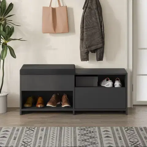 Botník Filux Bench - Anthracite
