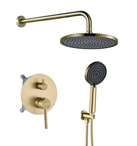 REA Podomítková sprchová sada Foster Brush Gold + BOX REA-P6441