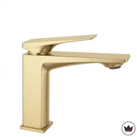 REA Umyvadlová baterie PREMIUM Prime Brush Gold Low REA-B6775
