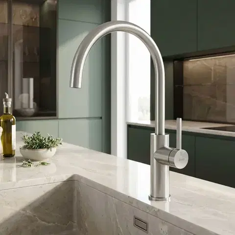 REA Kuchyňská baterie Rivo Brush Nickel REA-B9340