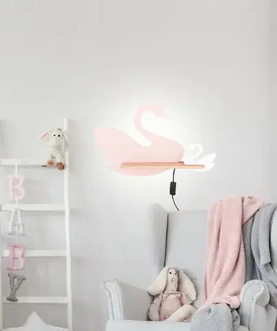 Dětská nástěnná lampička SWAN LED Candellux