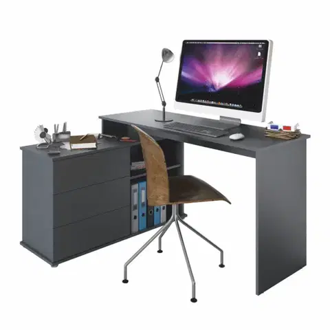 Rohový PC stůl TERINO Tempo Kondela