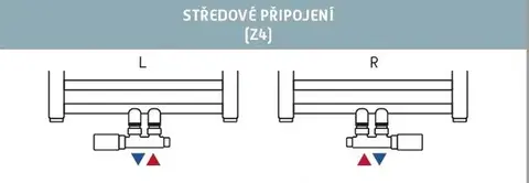 HOPA TERM-SET, středový ventil (Z4) Barva Černá strukturální, Varianta Pravá RDTERMSETRMB