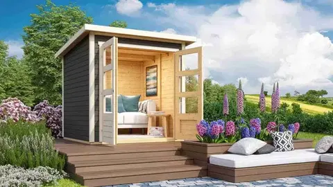Dřevěný zahradní domek STOCKACH 2 Lanitplast