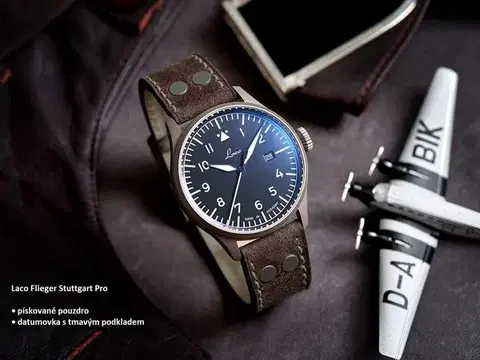 Laco Flieger Stuttgart Pro 40 Handwinding