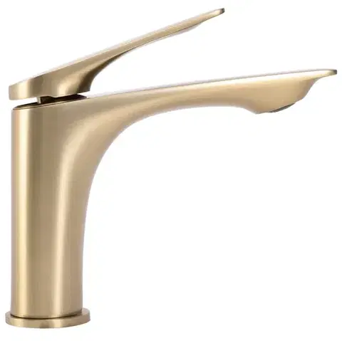 REA Umyvadlová baterie AVALON brush gold Low REA-B2703