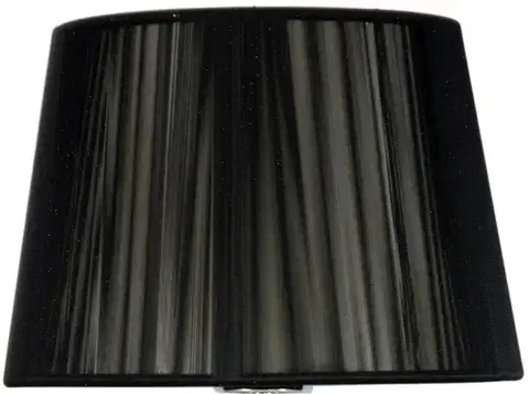 Černé stínidlo na lampu 16x24cm Gillenia