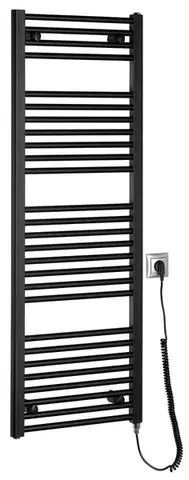 AQUALINE DIRECT-E elektrické otopné těleso rovné 450x1320 400 W, černá ILE34TB