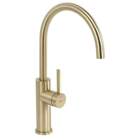 REA Kuchyňská baterie Rivo Brush Gold REA-B9342