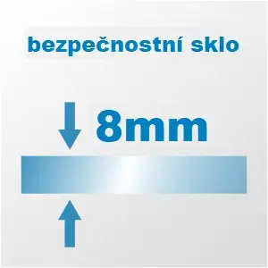 H K Sprchový kout DIAMOND 100x90 L/P varianta SE- DIAMOND10090