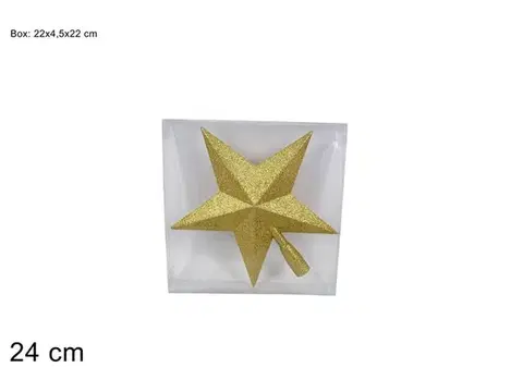 PROHOME - Hvězda na stromeček 24cm