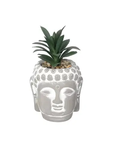 Dekorace Succulent II Buddha 17cm