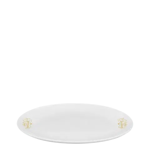 Oválný servírovací talíř 26 cm — Premium Platinum Line Merry Christmas - 490045