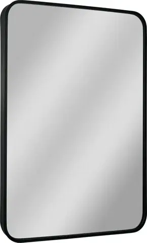 OLSEN SPA Zrcadlo bez osvětlení PIRNA BLACK Rozměr A 60, Rozměr C 80 OLNZPIR6080B