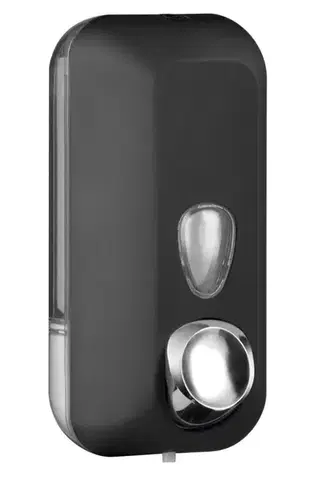 SAPHO COLORED dávkovač tekutého mýdla 550ml, ABS, Soft Touch, černá mat A71401VB