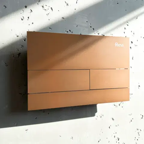 REA Tlačítko T Brush Copper REA-E0053