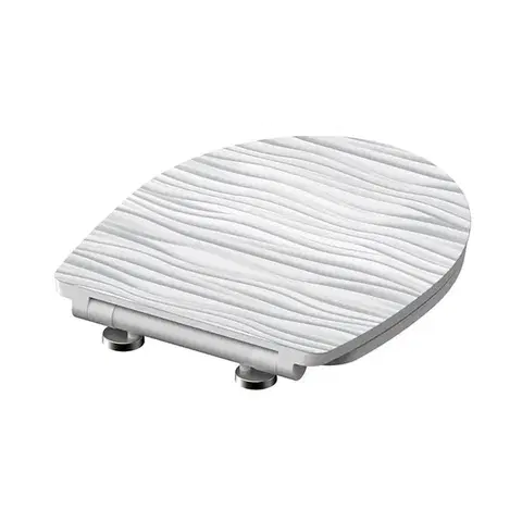 Eisl Duroplastové sedátko se zpomalovacím mechanismem HG SOFT-CLOSE Bílá vlna 82584