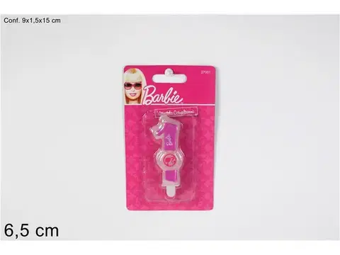 PROHOME - Svíčka dortová 1 Barbie