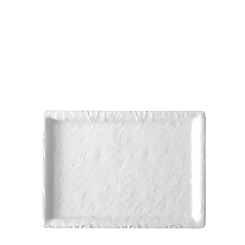 Podnos bílý velký 24,4 x 17,5 cm — Elements Melamin (Flow) - 593174