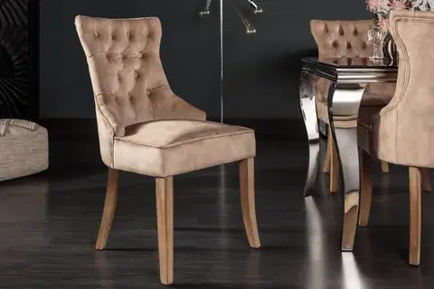 Chesterfield jídelní židle 2 ks FRIXON Dekorhome