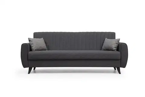Rozkládací pohovka Alkon 3 Dark Grey
