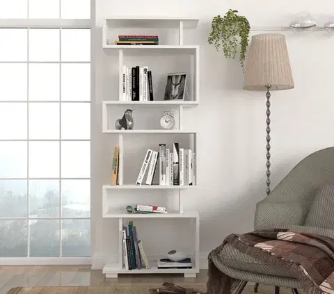Knihovna Blok - White