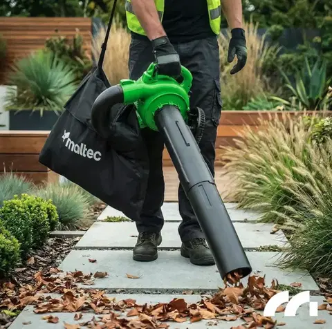 Benzínový fukar a vysavač na listí 3v1 MalTec MasterBlow7500W s drtičem